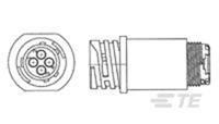 teconnectivity Rundstecker Stecker, gerade Serie (Rundsteckverbinder): CPC Gesamtpolzahl: