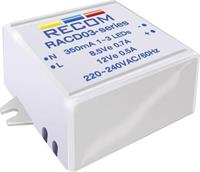 recomlighting Recom Lighting RACD03-350 LED-Konstantstromquelle 3W 350mA 12 V/DC Betriebsspannung max.: 264 V/AC