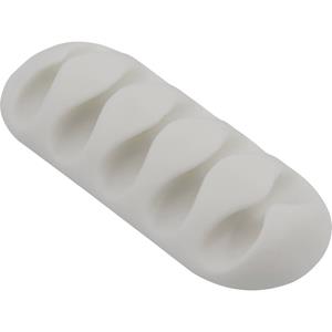 trucomponents TRU COMPONENTS Kabelhalter selbstklebend Bündel-Ø-Bereich 6mm (max) Weiß