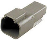 teconnectivity Rundstecker Stecker, gerade Serie (Rundsteckverbinder): DT Gesamtpolzah