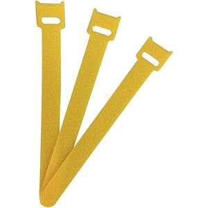 fastech ETK-3-150-0208 Klittenband kabelbinders Om te bundelen Haak- en lusdeel (l x b) 150 mm x 13 mm Geel 1 stuk(s)