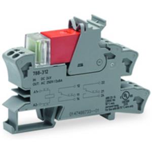 Wago 788-311 Relaismodule Nominale spanning: 12 V/DC Schakelstroom (max.): 8 A 2x wisselcontact 1 stuk(s)