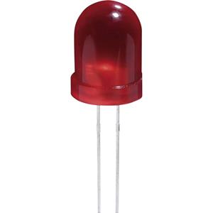 kingbright JUMBO-LED ROT 8MM Bedrade LED Rood Rond 8 mm 3 mcd 60 ° 20 mA 2 V