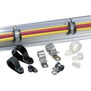HellermannTyton ALU12 Befestigungsschelle schraubbar 211-10120 Bündel-Ø-Bereich 19.10mm (max) Silb