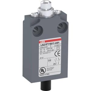 ABB LS21P11B11-U01 Endschalter 400 V/AC Stößel tastend IP67 1St.