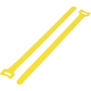 trucomponents TRU COMPONENTS TC-MGT-180YW203 Klittenband kabelbinder Om te bundelen Haak- en lusdeel (l x b) 180 mm x 12 mm Geel 1 stuk(s)