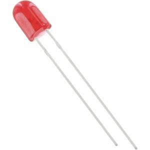 trucomponents TRU COMPONENTS 1577399 Bedrade LED Rood Ovaal 5 mm 1500 mcd 110 °, 50 ° 20 mA