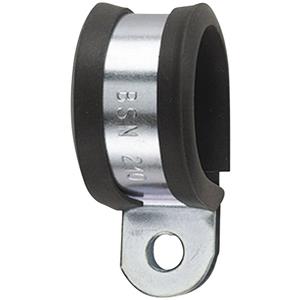 HellermannTyton AFCS20 Bevestigingsklem Schroefbaar 166-50603 Bundel-Ø (bereik) 20 mm (max) Met chloropreen-beschermprofiel Metaal, Zwart 1 stuk(s)
