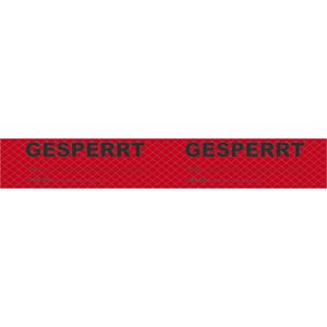 ESD-Klebeband 66m Rot, Schwarz (L x B) 66m x 50mm C-101 753-R