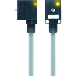 escha VC22-24.4-5/P01 Klepconnectoren model C Zwart Aantal polen:2+PE overbrugd Inhoud: 1 stuk(s)