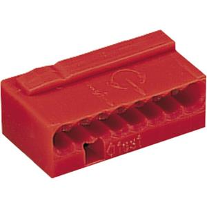 wago Dosenklemme starr: -0.8mm² Polzahl: 8 Rot