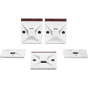 hellermanntyton MB4APT-I-PA66-WH Befestigungssockel selbstklebend 151-01560halogenfrei Natur
