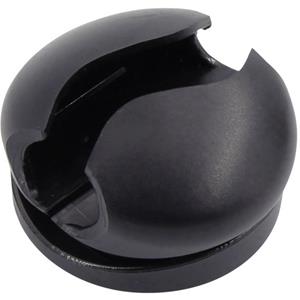 trucomponents Kabelhalter selbstklebend Bündel-Ø-Bereich 8mm (max) Schwarz 1St.