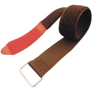 fastech F101-38-600M Klittenband Met riem Haak- en lusdeel (l x b) 600 mm x 38 mm Zwart, Rood 1 stuk(s)
