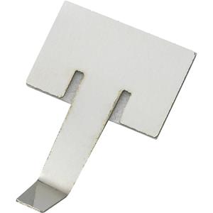 trucomponents TRU COMPONENTS Befestigungsschelle selbstklebend Bündel-Ø-Bereich 9.50mm (max) Silber