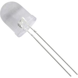 trucomponents TRU COMPONENTS 1577507 Bedrade LED Groen Rond 10 mm 8800 mcd 25 ° 20 mA