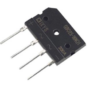 ixys GBO25-16NO1 Bruggelijkrichter SIP-4 1600 V 25 A Eenfasig
