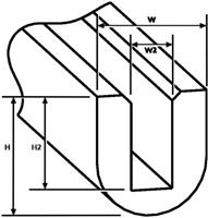 HellermannTyton RA1-PVC-BK-75M Kantenschutz PVC Schwarz Meterware