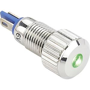 trucomponents TRU COMPONENTS LED-signaallamp Groen 12 V/DC, 12 V/AC 15 mA GQ8F-D/G/12V/N