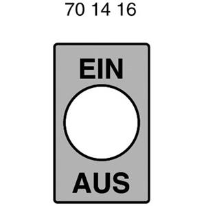 Marquardt 240.001.011 Bezeichnungsschild Aluminium (B x H) 16mm x 28mm