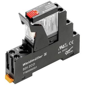 Weidmüllerler DRIKIT 24VAC 2CO LD/PB Relaisbaustein Nennspannung: 24 V/AC Schaltstrom (max.): 5A 2 Wec