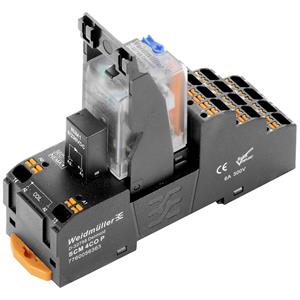 Weidmüllerler DRMKITP 24VDC 4CO LD/PB Relaisbaustein Nennspannung: 24 V/DC Schaltstrom (max.): 5A 4 We