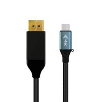 iTEC C31CBLDP60HZ2M - USB/DisplayPort-kabel - USB-C (M) naar DisplayPort (M) - Thunderbolt 3 - 2 m - 4K ondersteuning