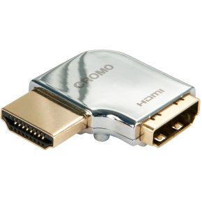 Lindy CROMO HDMI, M-F. Aansluiting 1: HDMI, Aansluiting 2: HDMI, Contact geleider materiaal: Goud. Kleur van het product: Zilver