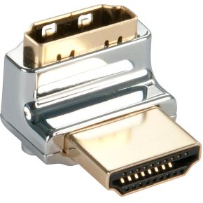 Lindy HDMI, M-F. Aansluiting 1: HDMI, Aansluiting 2: HDMI, Contact geleider materiaal: Goud. Kleur van het product: Zilver