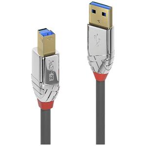 Lindy 36664. Lengte snoer: 5 m, Aansluiting 1: USB A, Aansluiting 2: USB B, USB-versie: 3.2 Gen 1 (3.1 Gen 1), Maximale overdrachtssnelheid van gegevens: 5000 Mbit/s, Contact geleider materiaal: Goud,