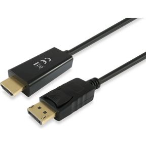 Equip Displayport Adapter -> HDMI Male/Male 2m zwart
