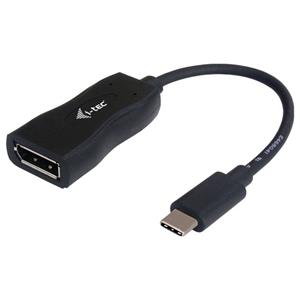 i-Tec USB-C Display Port Adapter - externer Videoadapter - Schwarz