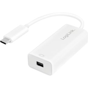 LogiLink UA0360 video kabel adapter 0,15 m USB C Mini DisplayPort Wit