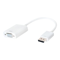 LogiLink Adapter [1x DisplayPort stekker - 1x VGA-bus] Wit 15.00 cm