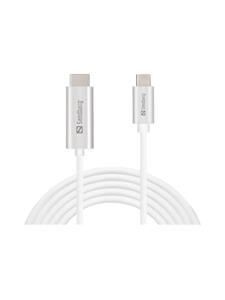 Sandberg Video- / Audiokabel - HDMI / USB - 2 m