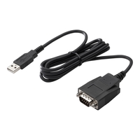 hp Seriële adapter - USB - RS-232 x 1 - zwart - voor Desktop Pro A G2; EliteDesk 705 G4; EliteOne 1000 G2; ProOne 400 G4; RP9 G1 Retail System