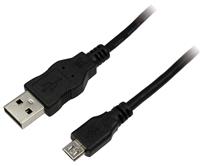 logilink USB 2.0 Kabel, USB-A - USB-B Micro Stecker, 0,6 m