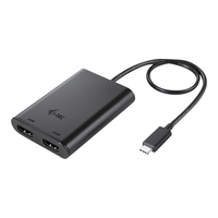 iTEC C31DUAL4KHDMI - Externe video-adapter - USB-C 3.1 - 2 x HDMI - zwart