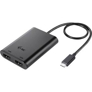 iTEC C31DUAL4KHDMI - Externe video-adapter - USB-C 3.1 - 2 x HDMI - zwart