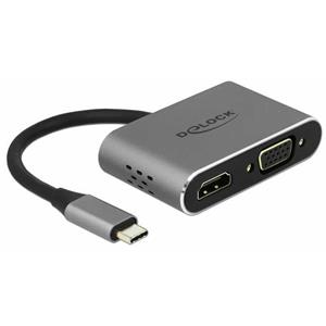 DeLOCK 64074. Hostinterface: USB 3.2 Gen 1 (3.1 Gen 1) Type-C, Hub-interfaces: HDMI,USB 3.2 Gen 1 (3.1 Gen 1) Type-A,USB 3.2 Gen 1 (3.1 Gen 1) Type-C,VGA, Maximale resolutie (HDMI): 3840 x 2160 Pixels