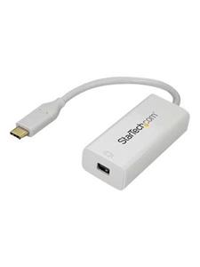 StarTech.com USB-C auf Mini DisplayPort Adapter - 4K 60Hz - Weiß - externer Videoadapter - weiß