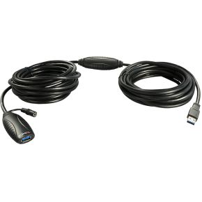 Lindy 43099. Lengte snoer: 15 m, Aansluiting 1: USB A, Aansluiting 2: USB A, USB-versie: 3.0 (3.1 Gen 1), Kleur van het product: Zwart