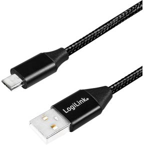 logilink USB 2.0 Kabel, USB-A - Micro-USB Stecker, 1,0 m