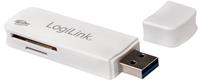 CR0034A LogiLink - MicroSD (TransFlash) - MicroSDHC - MicroSDXC - SD - SDHC - SDXC - White - 5000 Mbit/s - USB 3.2 Gen 1 (3.1 Gen 1) - 75 mm - 120 mm