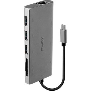 LINDY USB 3.1 Type C Multi-Port Converter - Dockingstation - VGA, HDMI