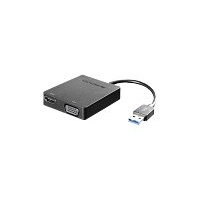 Lenovo Universal USB 3.0 to VGAHDMI Adapter - Externe video-adapter
