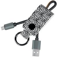 LogiLink USB-kabel USB 2.0 USB-A stekker, USB-micro-B stekker 0.22 m Zwart CU0165