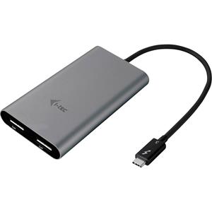 iTEC Dual Display Port Video Adapter - Externe video-adapter - Thunderbolt 3 - 2 x DisplayPort