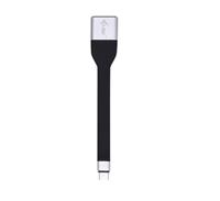 iTEC USB-C Flat DP Adapter 4K/60 Hz - DisplayPort-adapter - USB-C (M) naar DisplayPort (M) - Thunderbolt 3 - 11.5 m - 4K ondersteuning - zwart