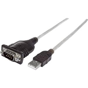 manhattan USB to Serial/RS232 Conveter USB/RS-232, M/M,